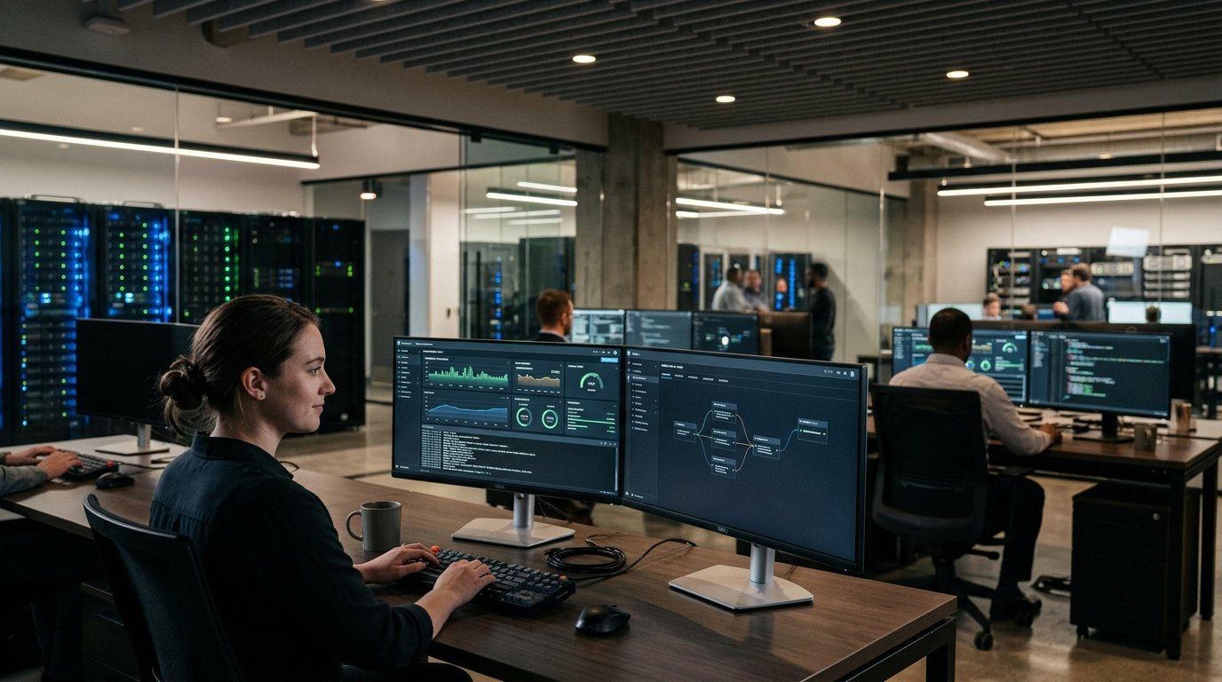 Autonomous multi-agent workflow architecture and connected operational data pipelines